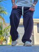 Pantalone Tuta Palazzo Garzato Black