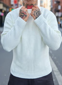 Maglione Girocollo Cancelo White