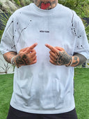 T-shirt New York White