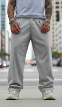 Pantalone Lana Palazzo Elegant Grey