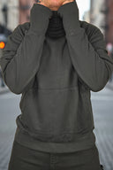 Felpa Theo Collo Alto Black