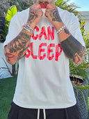T-Shirt Can't Sleep White