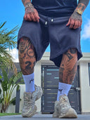 Bermuda Tuta Buttons Black