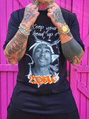 T-Shirt Two Pac Black