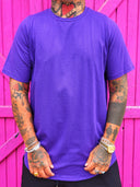 T-Shirt Arrotondata Viola