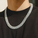 Collana Miami Bianco Argento