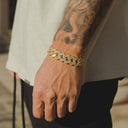 Bracciale Miami Bianco Oro